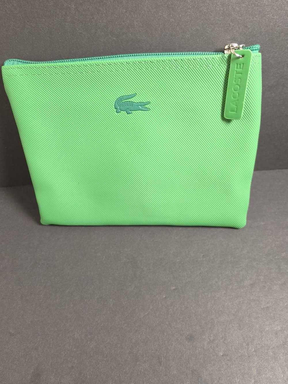 Lacoste Green Zip Pouch